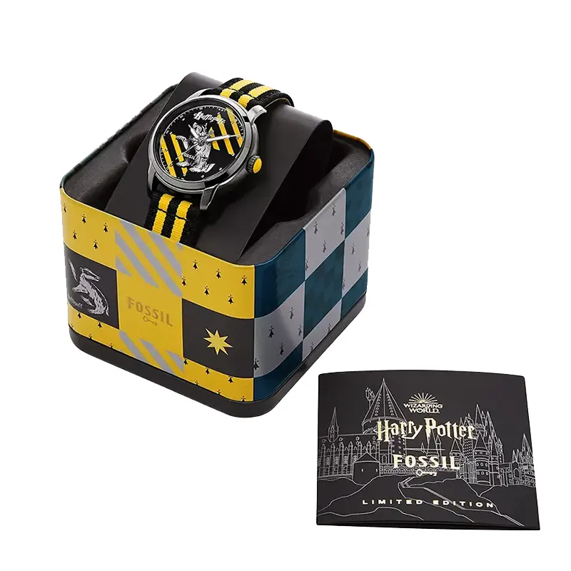 Fossil Limited Edition Harry Potter™ Hufflepuff™  Black Men's Watch- LE1159